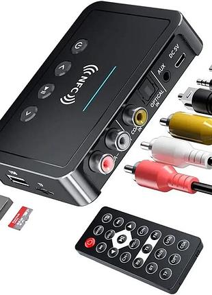 Nfc bluetooth fm 3 в 1 приемник(rx) и передатчик(tx) m6 с пультом управления