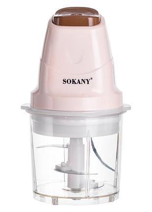 Компактный чоппер-измельчитель sokany sk-06009 с мощностью 250 вт и чашей объемом 0,7 л