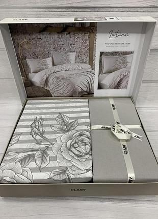 Постельное белье ранфорс евро размер clasy zatina
