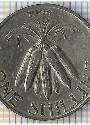 Малаві 1 шилінг, 1964-1968  №2022