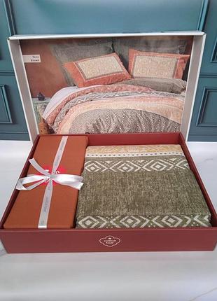 Постельное белье ранфорс евро размер cotton box tuwa