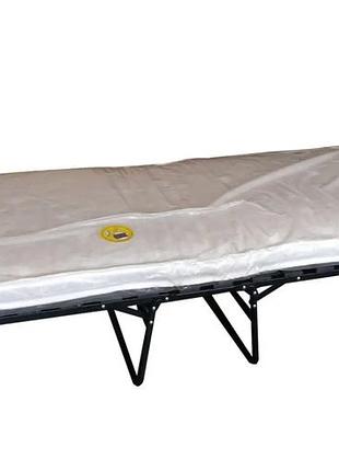 Розкладачка viva автомат на ламелях (матрац — жакард) v-2020 / розкладне ліжко для дому та дачі