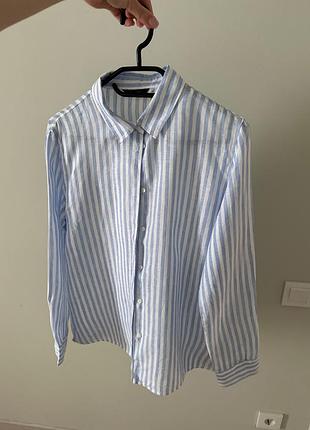 Лляна сорочка massimo dutti