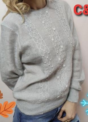 Нарядный свитер пуловер зима ☃ осень 🍂 от c&a