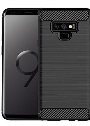 Резиновый чехол samsung galaxy note 10 plus carbon fiber