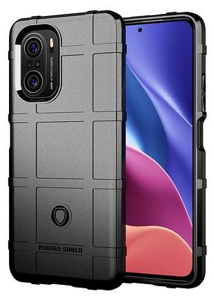 Резиновый бронированный чехол xiaomi poco f3 / xiaomi redmi k40 pro rugged shield