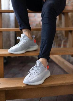 Adidas yeezy boost v350 grey/orange🆕 шикарные кроссовки адидас🆕купить наложенный платёж5 фото