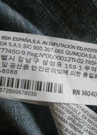 Джинсовое платье-рубашка bershka 7