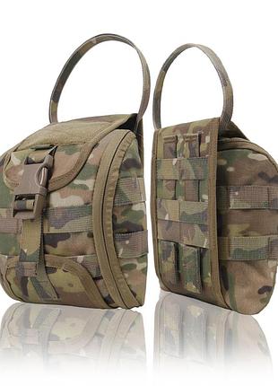 Подсумок-аптечка (быстрый сброс) kiborg gu cordura multicam. медицинский подсумок на пояс, тактическая аптечка