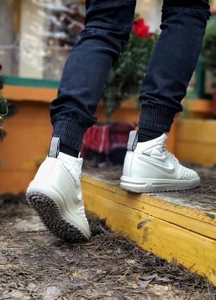 Nike lunar force 1 duckboot white🆕 шикарные кроссовки найк 🆕 купить наложенный платёж7 фото