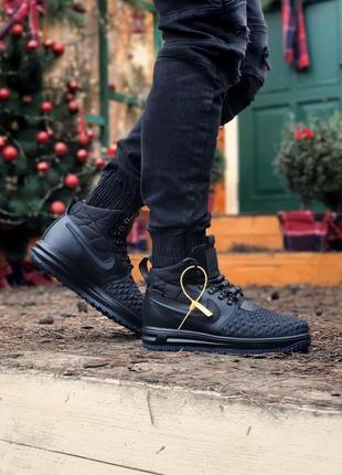 Nike lunar force 1 duckboot black🆕 шикарные кроссовки найк 🆕 купить наложенный платёж