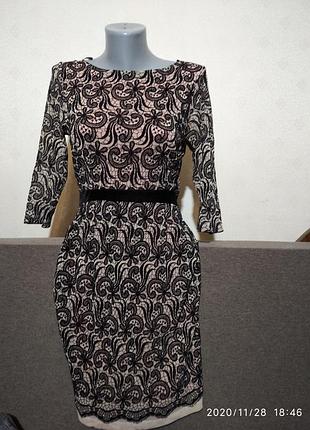 Эффектное платье next uk12 наш 46/48