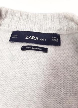 Кашемировый теплый свитер zara7 фото