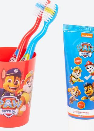 Набір зубних щіток «щінячий патруль» paw patrol