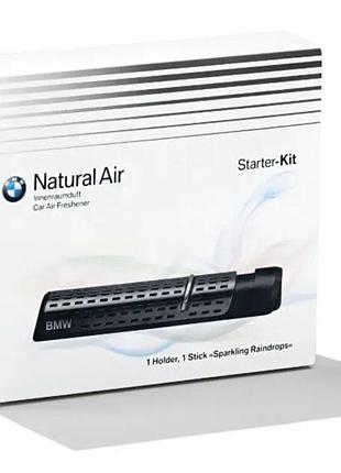 Ароматизатор воздуха (пахучка) bmw natural air starter-kit с картриджем energizing tonic