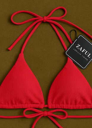 ❤️‍🔥 топ купальника zaful на зав’язках