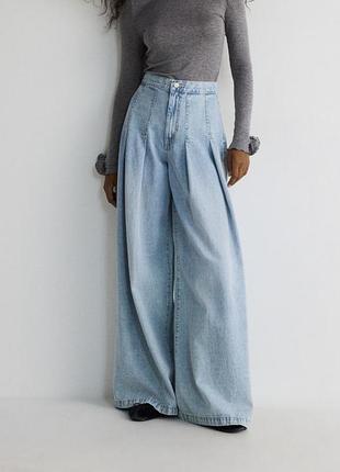 Джинси reserved wide leg палаццо