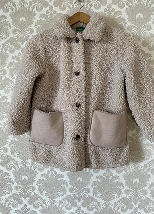 Куртка тедди баранчик дубленка тедди zara альпака пальто каракуль