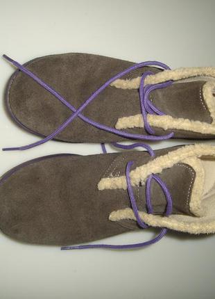 Замшевые ботинки clarks, р 5,5 f (наш 38,5), стелька 25 см3 фото