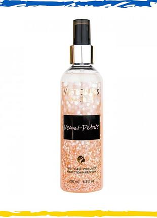 Двофазний парфумований захисний спрей для волосся victoria`s secret velvet petals exclusive euro 200 мл