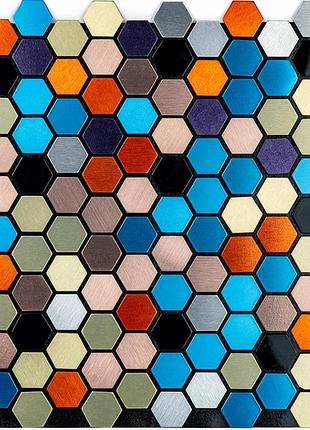 Самоклеющаяся алюминиевая плитка 300х300х3мм цветная sw-00001932