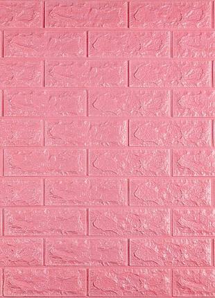 3d панель самоклеюча 700х770х7мм цегла рожевий (004-7) sw-00000057