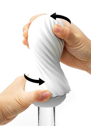 Мастурбатор tenga flex silky white 5