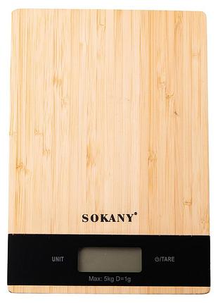 Кухонні ваги sokany sk-19025 електронні до 5