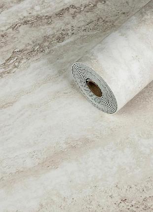 Самоклеюча вінілова плитка в рулоні 600х3000х2мм перламутровий мармур глянсова sw-00001283