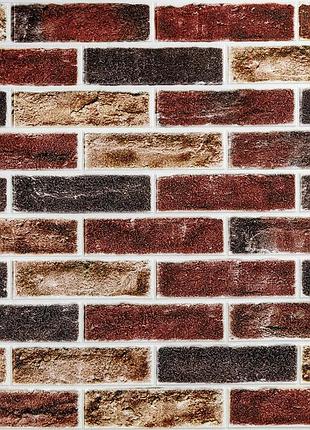 Самоклеящаяся 3d панель 700х700х5мм кирпич клинкер бежевый (417) sw-00001183