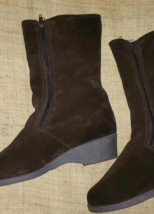 Р6-25.5 замша овчина чоботи made in england