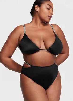 Плавки них від купальника зі стразами висока посадка victoria’s secret оригінал