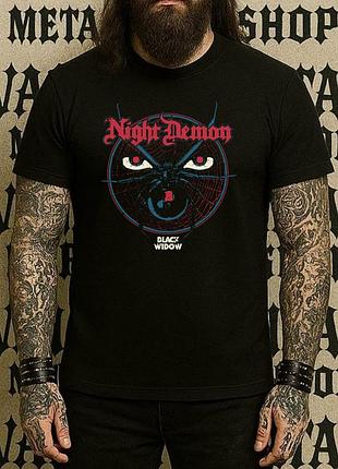 Night demon футболка. металл мерч