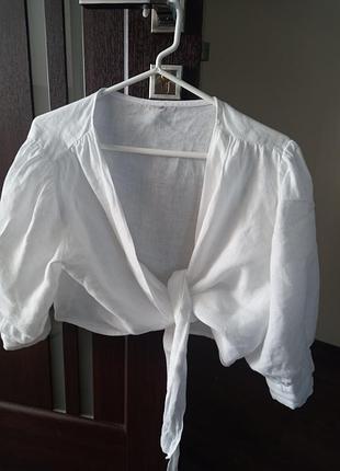 Льняная блуза