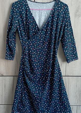 Трикотажное платье-миди для беременности и грудного кормления размер м
