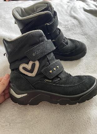 Дитячі чоботи ecco snowride gore-tex, розмір 30 2