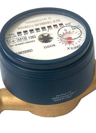 Лічильник холодної води b meters ø 1/2"  80мм  italy
