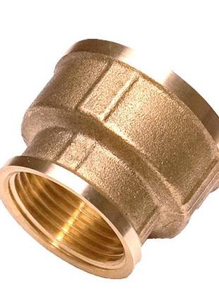 Муфта латунна перехідна 1/2"в-1 1/4"в -фітінг для водопровідних труб