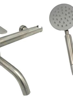 Смеситель для душевой кабины с изливом нержавеющая сталь millz