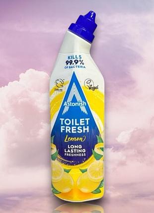 Средство для чистки унитаза astonish лимон 750 мл