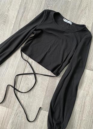 Жіночий топ з довгим рукавом