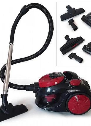 Колбовий пилосос rainberg rb-653 tb з турбощіткою циклонного типу 3.5l 4200w.