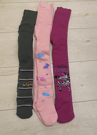 Нові теплі колготи.80-86,92-98 см