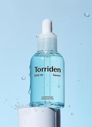 Сироватка з гіалуроновою кислотою torriden dive-in  low molecule hyaluronic acid serum 50 мл
