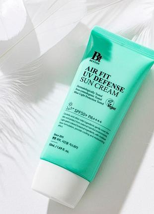 Солнцезащитный крем с центеллой benton air fit uv defense sun cream spf50+/pa++++  50 ml spf50