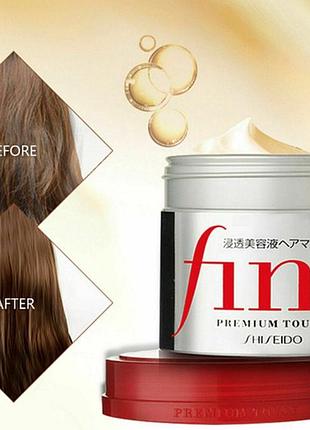 Маска для волос  shiseido fino premium touch hair mask tsubaki фино