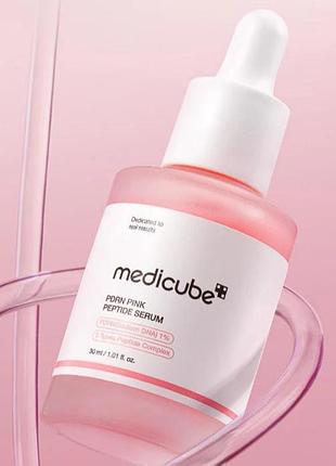 Восстанавливающая антивозрастная сыворотка с pdrn и пептидами medicube pdrn pink peptide serum 30 мл