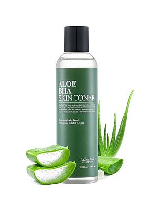 Тонер с алоэ и салициловой кислотой benton aloe bha skin toner 200 ml
