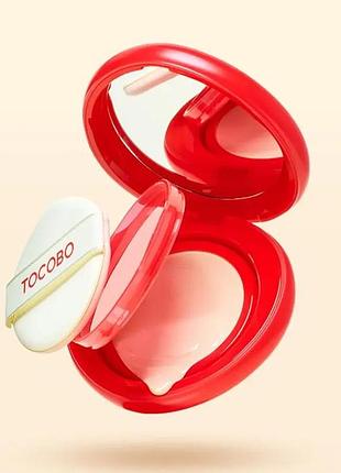 Сяючий тональний кушон 19 cream - tocobo apple dewy fit cushion, 15 г