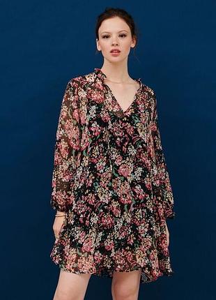 Comptoir des cotonniers ніжна шовкова сукня франція